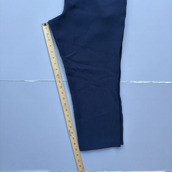 Lululemon On The Fly Crop Woven  Jogger Travel Pants Blue Elastic Waist Pull On - Picture 6 of 13